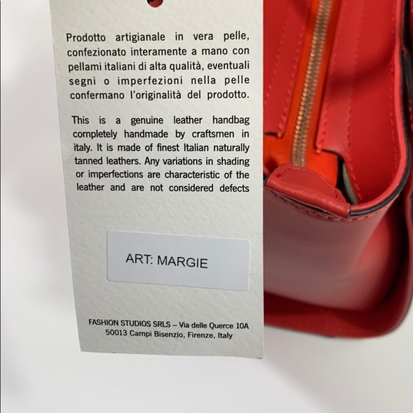 Divina Firenze genuine leather Margie Hand bag - Picture 12 of 16